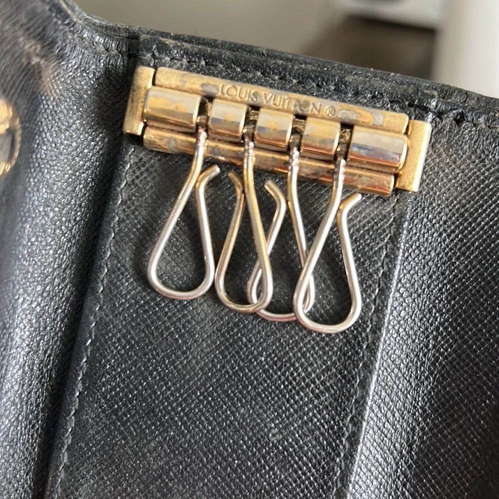 LV Denim Key Pouch - Picture 6 of 12